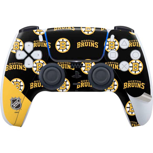 NHL Boston Bruins Pattern PS5 Pro Bundle Skin